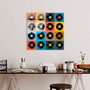 Wallity UV-822 Pintura decorativa de vidrio templado Multicolor 50 x 50 cm